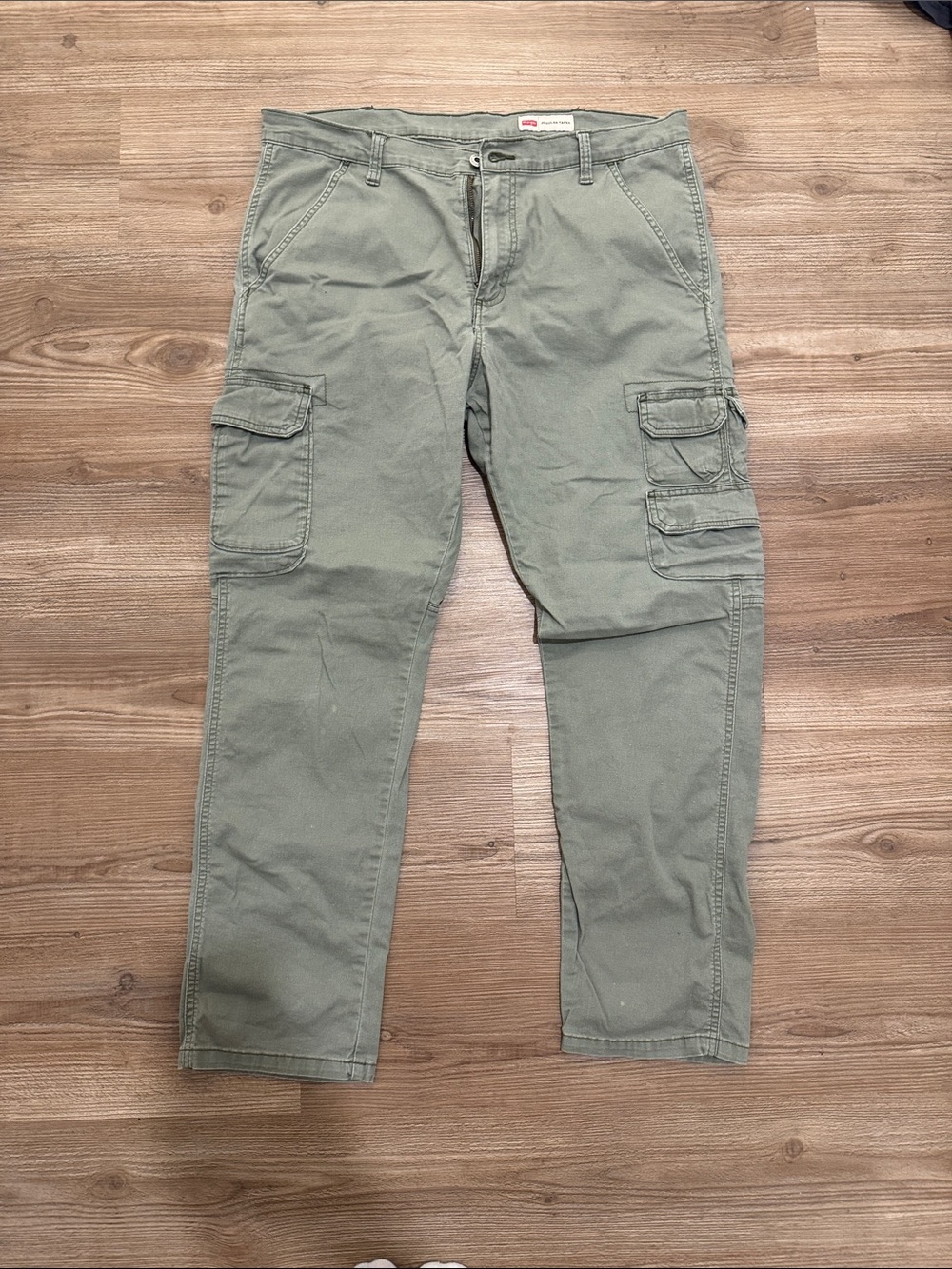 Wrangler Green Cargo Pants with Utility Pockets